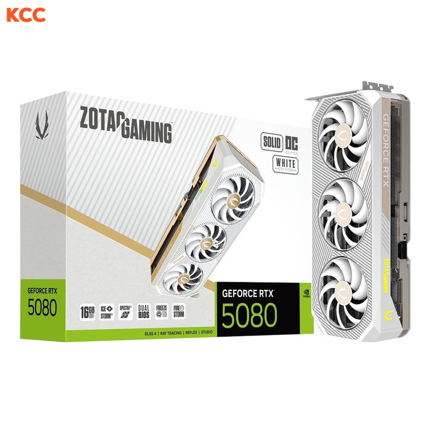 VGA ZOTAC GAMING GeForce RTX 5080 SOLID OC 16GB White Edition (ZT-B50800Q-10P)