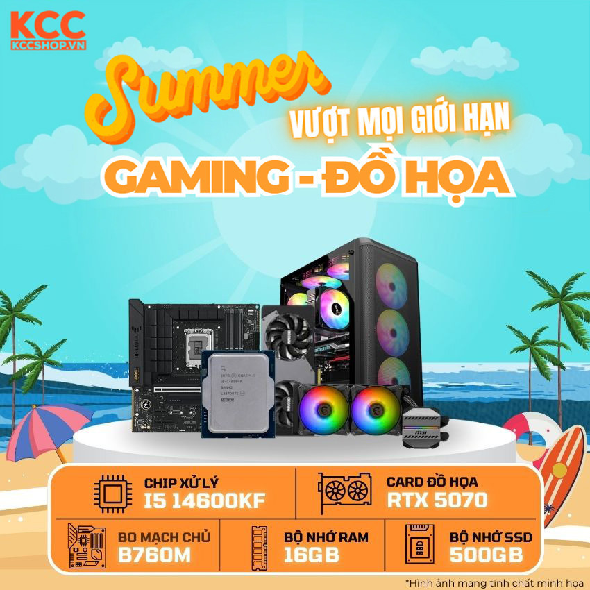PC KCC Intel i5-14600KF / VGA RTX 5070