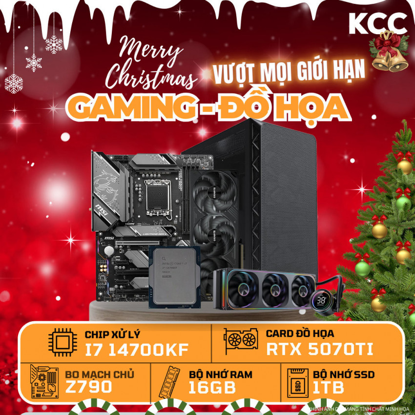 PC KCC Intel i7-14700KF / VGA RTX 5070 Ti