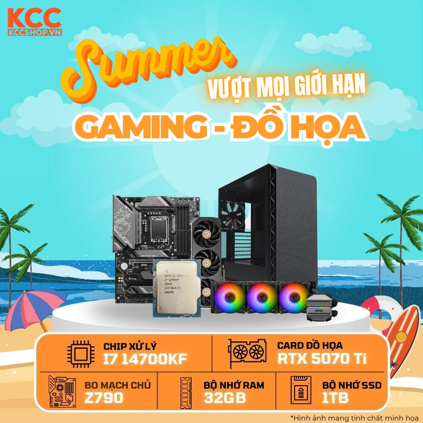 PC KCC Intel i7-14700KF / VGA RTX 5070 Ti