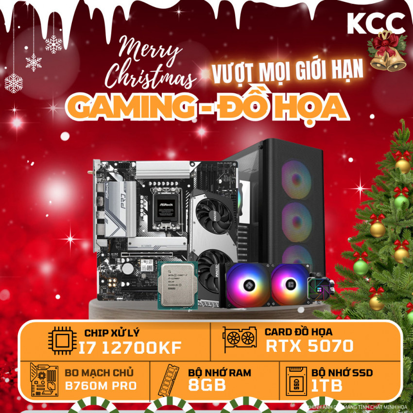 PC KCC Intel i7-12700KF / VGA RTX 5070