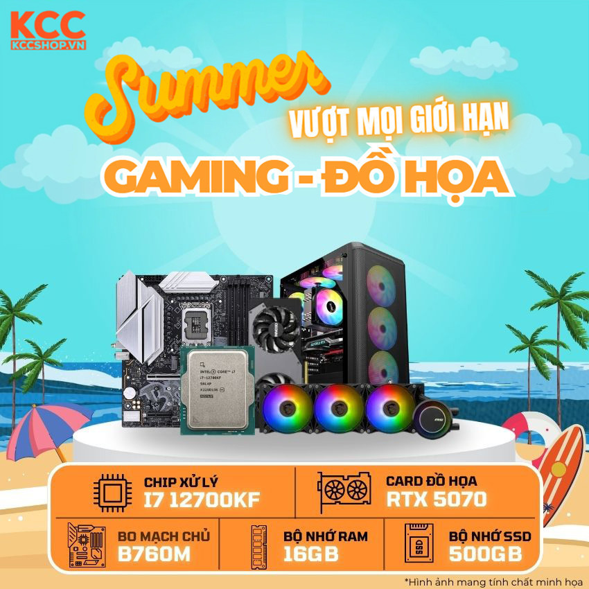 PC KCC Intel i7-12700KF / VGA RTX 5070