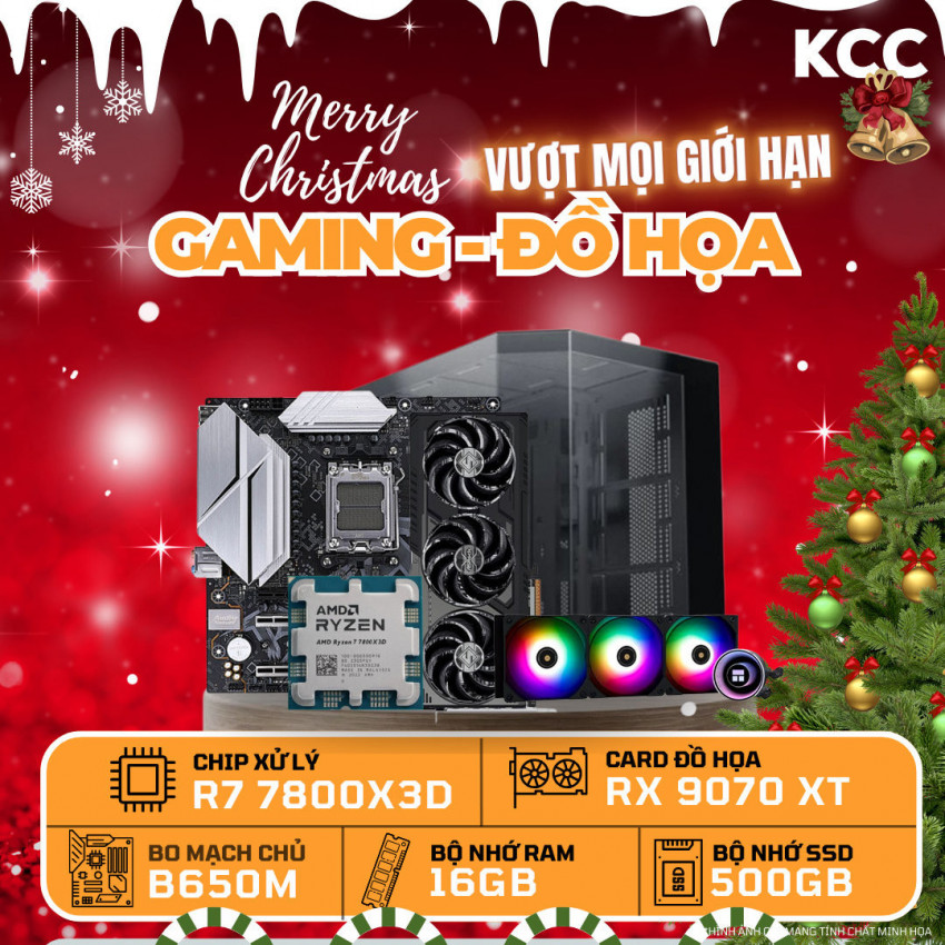 PC KCC AMD R7-7800X3D / VGA RX 9070 XT