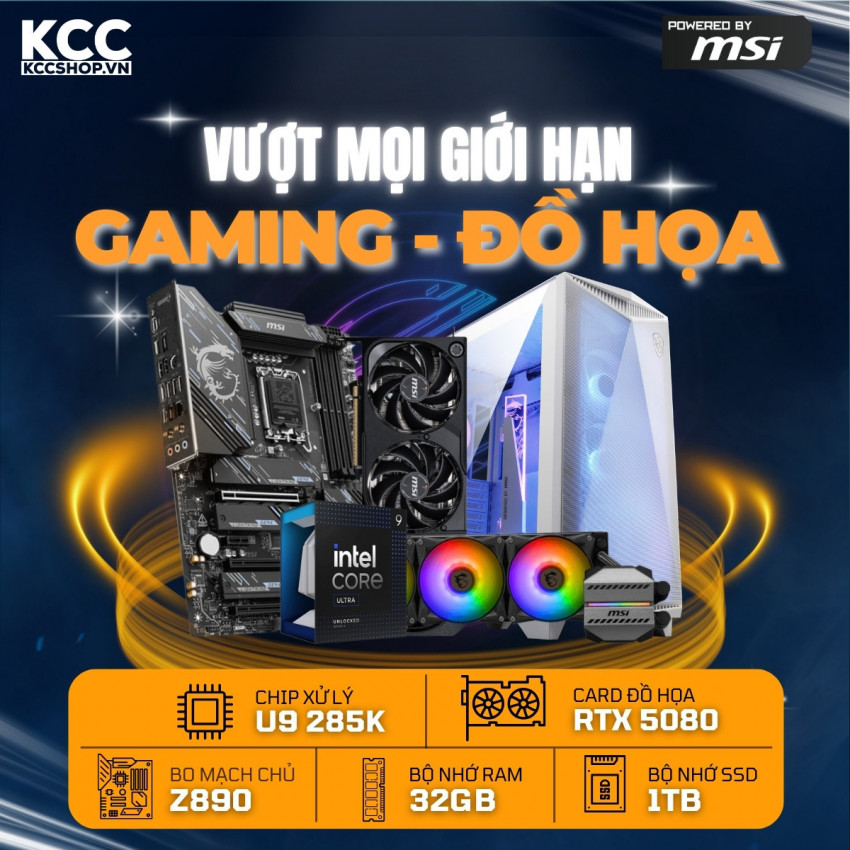 PC KCC Intel U9-285K / VGA RTX 5080 (Powered by MSI)