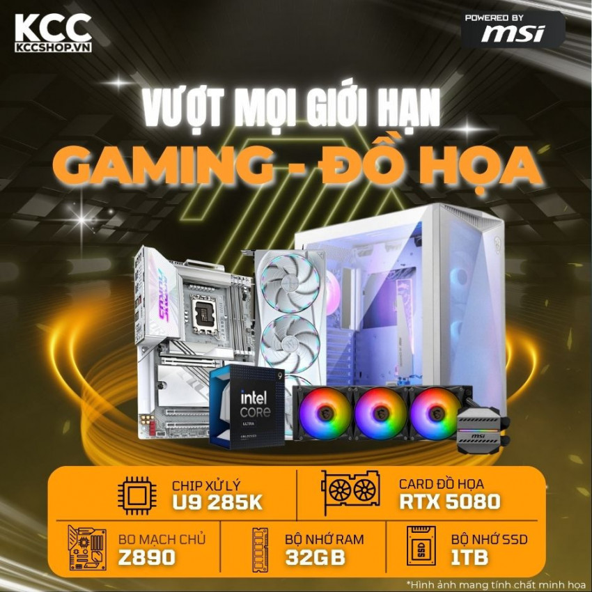 PC KCC Intel U9-285K / VGA RTX 5080 (Powered by MSI)