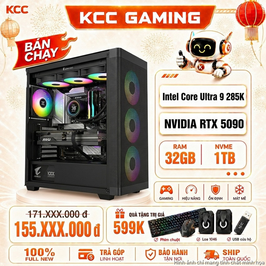 PC KCC Intel U9-285K / VGA RTX 5090