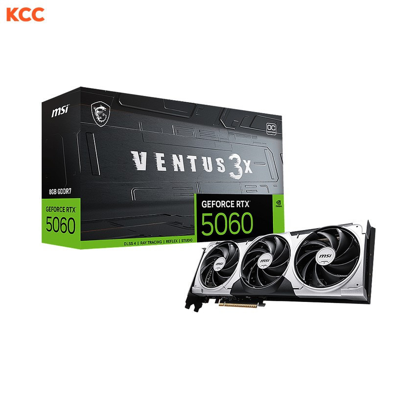 Card màn hình MSI GeForce RTX 5060 8G VENTUS 3X OC