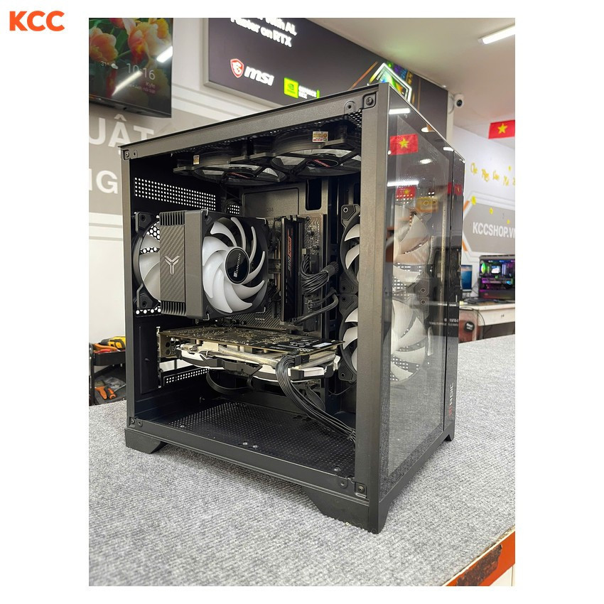 PC2nd0007 (i3 10105F / Coloful H510M-K / Ram 8gb 3200Mhz / Centuar 550W Plus / SSD 360GB Colorful / tản khí Cr-1000 / Case Magic Aqua Black)