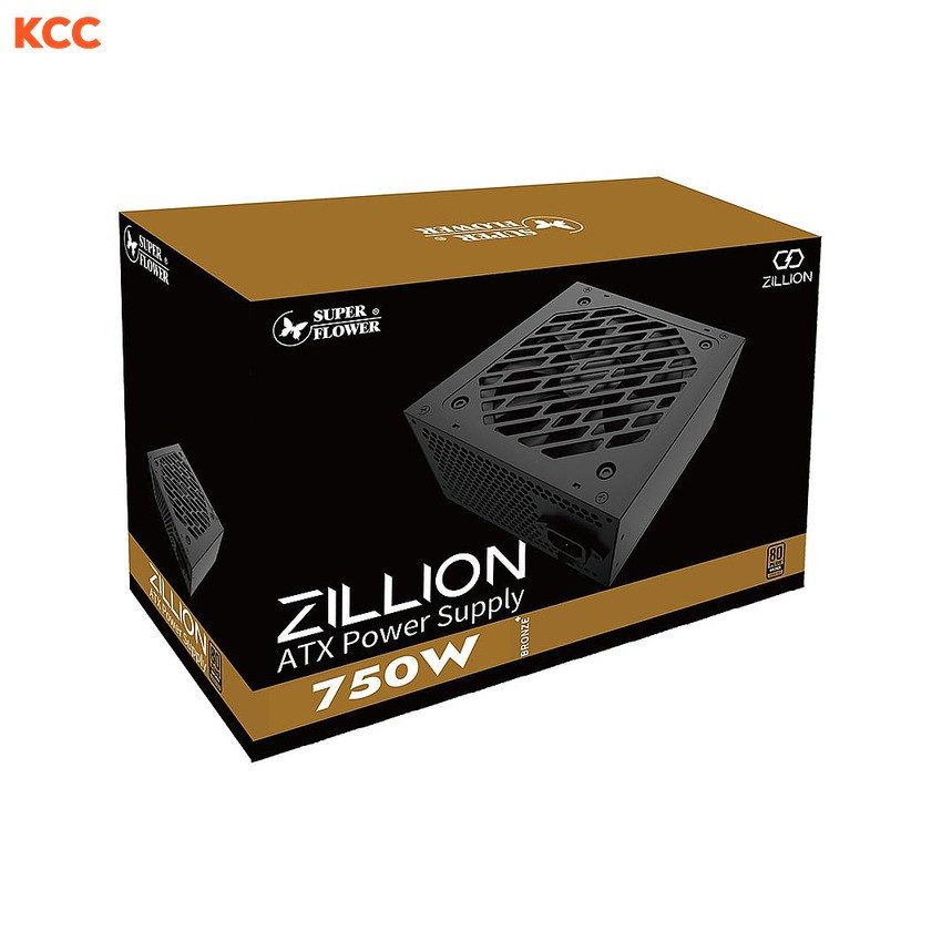 Nguồn máy tính Super Flower ZILLION DB 750W 80plus Bronze Full Box (BH Chính hãng 11/27) (2nd)