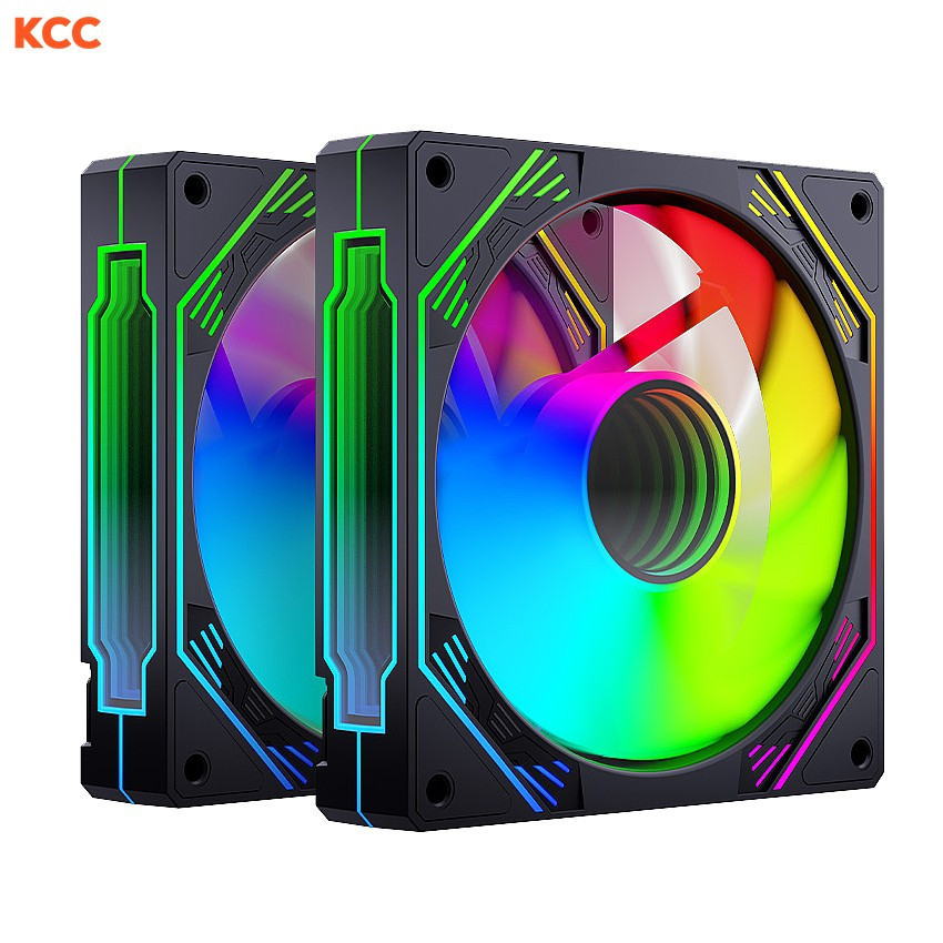 FAN CASE MAGIC ULTRA SNOW MAN F120 ARGB BLACK Fan Thuận (FC120)