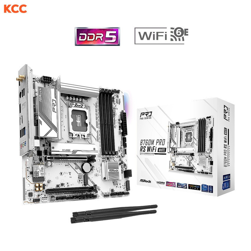 Mainboard ASROCK B760M PRO RS WIFI WHITE