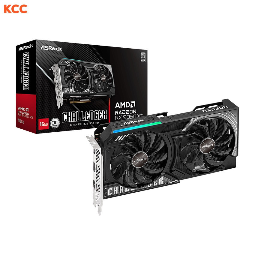 VGA Asrock RX 9060 XT Challenger 16GB OC (RX9060XT CL 16GO)