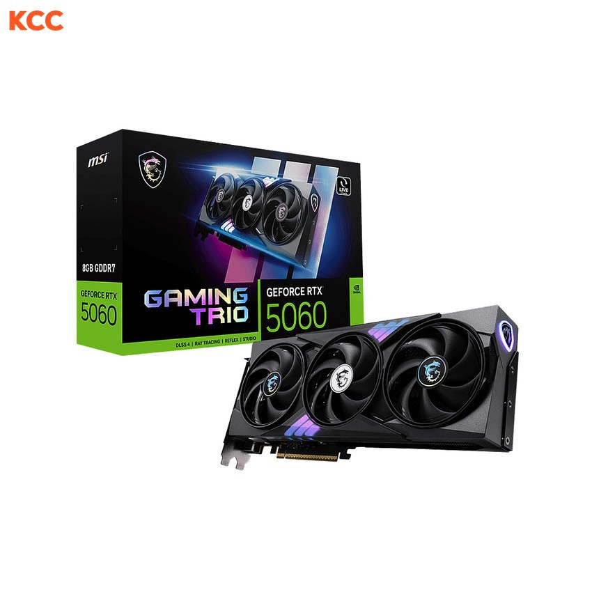 Card màn hình MSI GeForce RTX 5060 8G GAMING TRIO