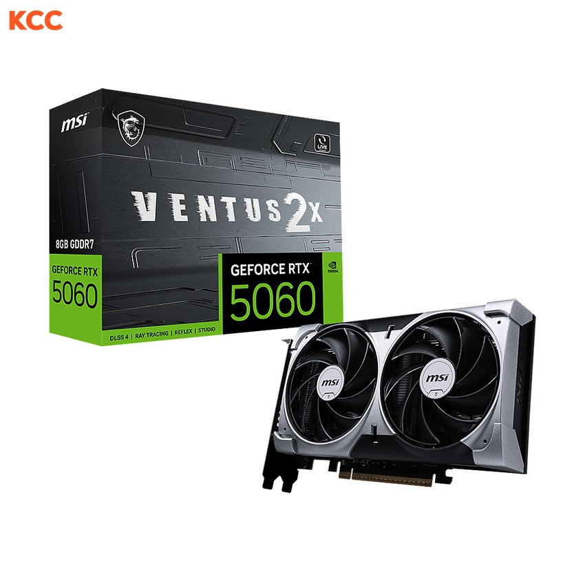 Card màn hình MSI GeForce RTX 5060 8G VENTUS 2X