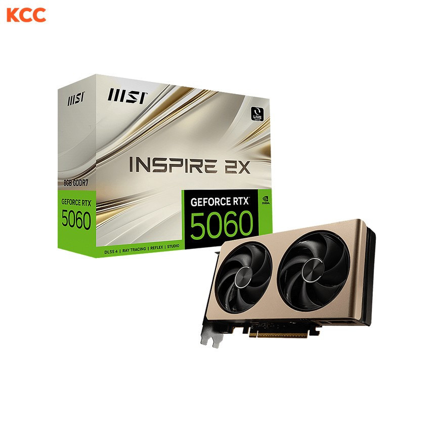 Card màn hình MSI GeForce RTX 5060 8G INSPIRE 2X