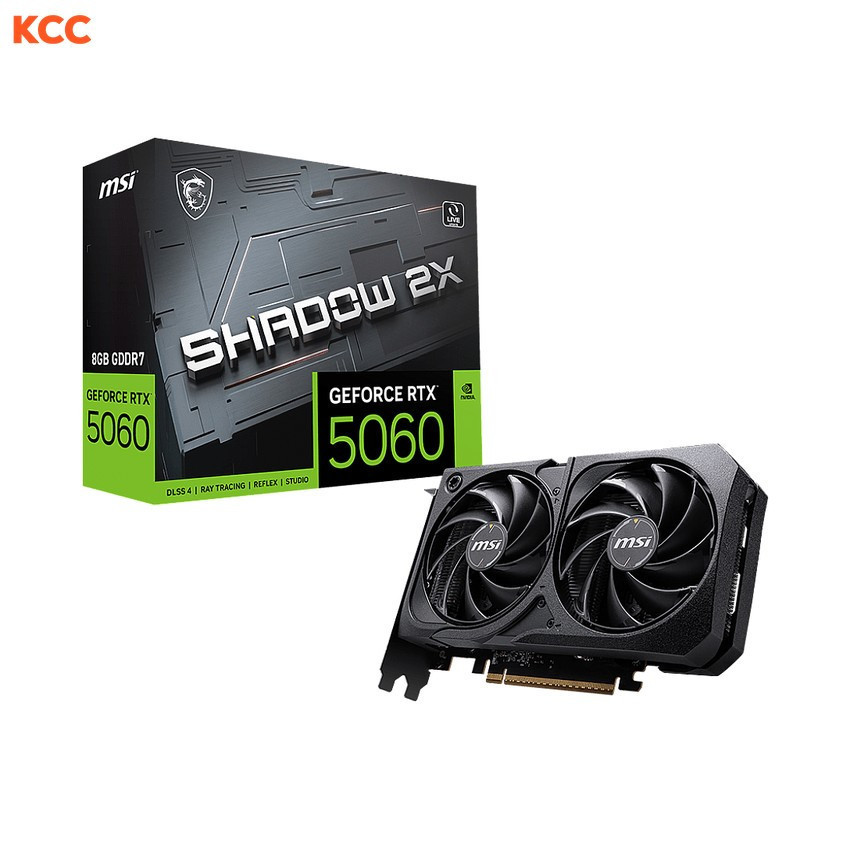Card màn hình MSI GeForce RTX 5060 8G SHADOW 2X