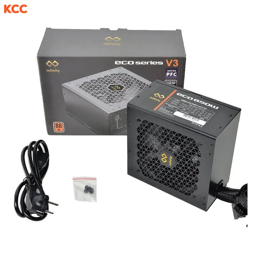 Nguồn máy tính Infinity Eco V3 650W Single Rail Full Box (BH 01/27) (2nd)