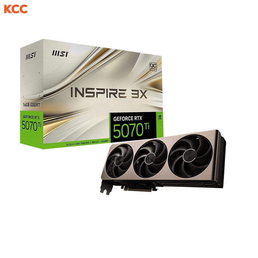 Card màn hình MSI GeForce RTX 5070 Ti 16G INSPIRE 3X OC
