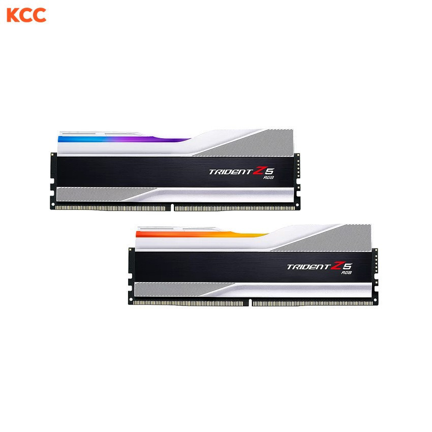 Ram Desktop Gskill Trident Z5 RGB 32GB (16GBx2) CL36 DDR5 6000Mhz Silver (F5-6000J3636F16GX2-TZ5RS)
