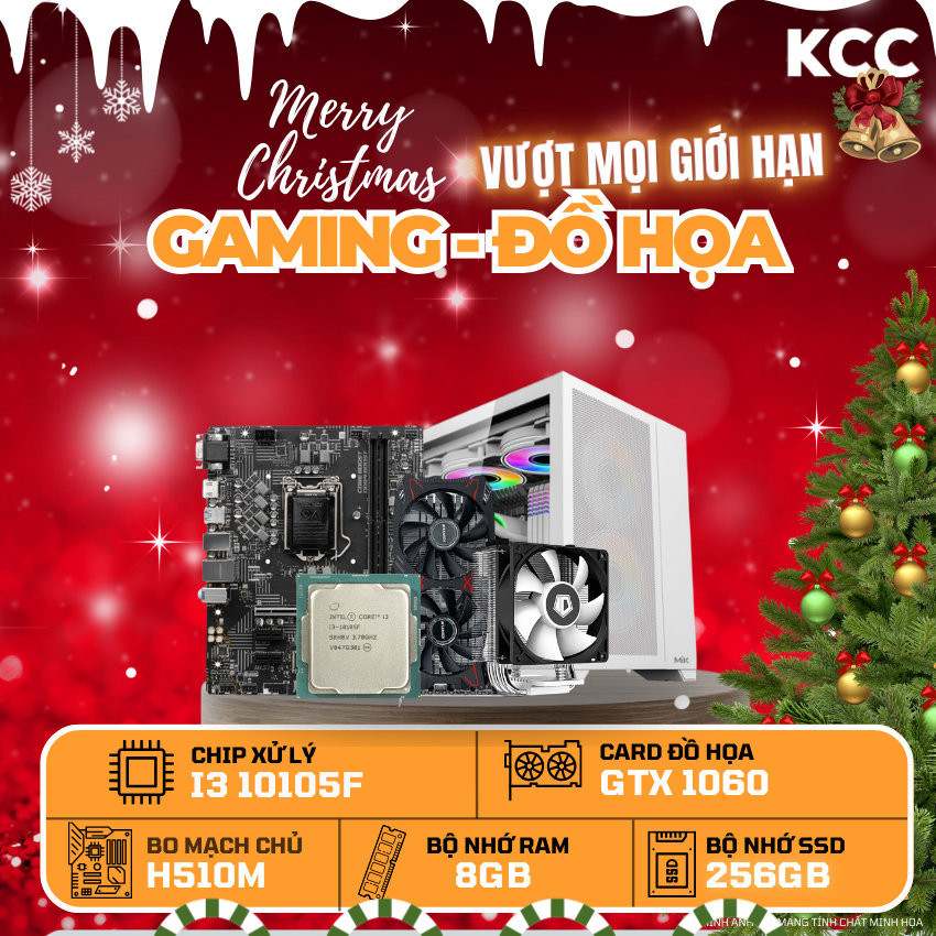 PC KCC Intel I3-10105F / VGA GTX 1060