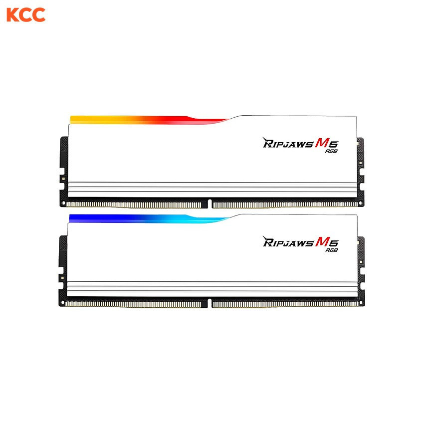 Ram Desktop Gskill Ripjaws M5 RGB 32GB (16GBx2) CL36 DDR5 6000Mhz White (F5-6000J3636F16GX2-RM5RW) Full Box (BH Chính hãng 04/28) (2nd)
