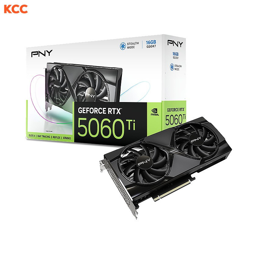 VGA PNY GeForce RTX 5060 Ti 16GB Dual Fan (VCG5060T16DFXPB1)