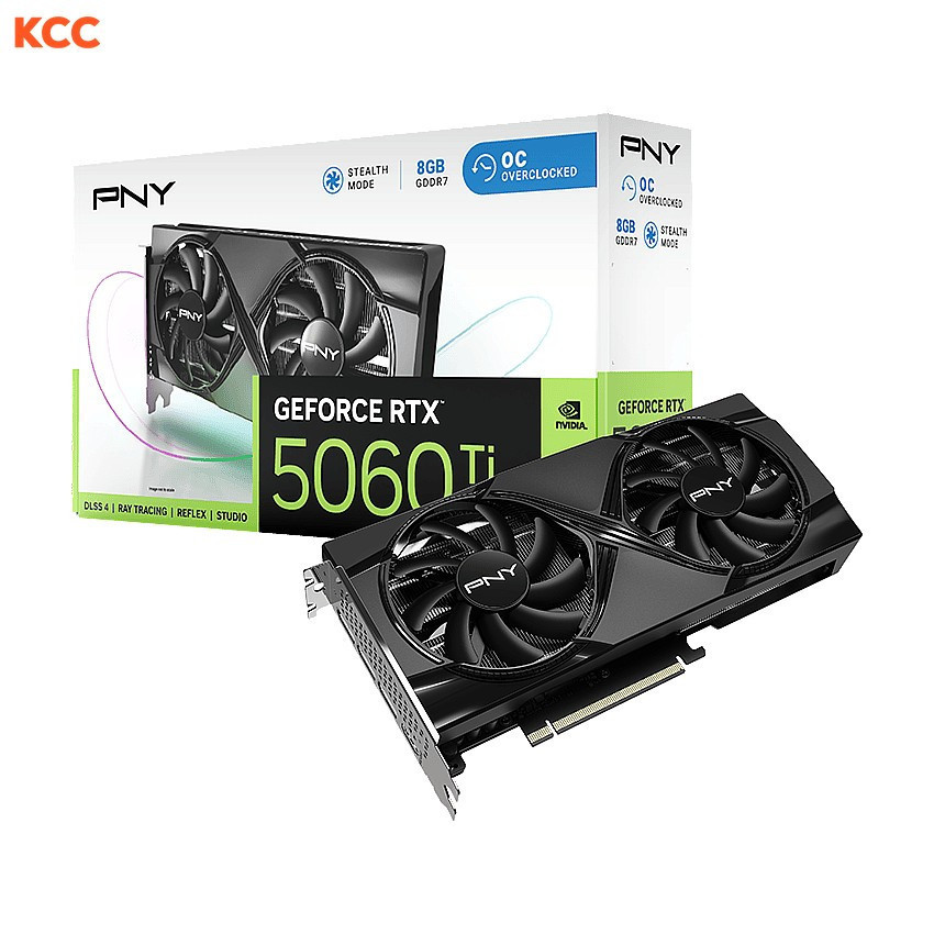 VGA PNY GeForce RTX 5060 Ti 8GB OC Dual Fan (VCG5060T8DFXPB1-O)
