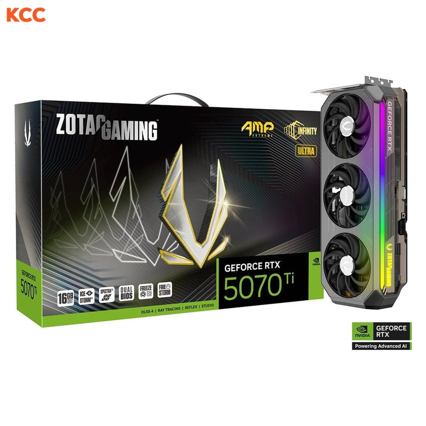 VGA ZOTAC GAMING GeForce RTX 5070 Ti AMP Extreme INFINITY ULTRA (ZT-B50710BU-10P)