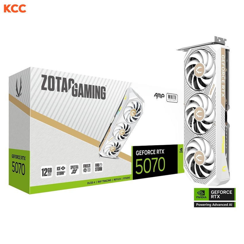 VGA ZOTAC GAMING GeForce RTX 5070 AMP White Edition (ZT-B50700FQ-10P)