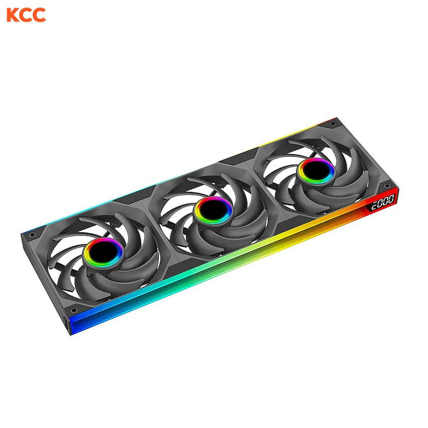 Fan case Jungle Leapard Starlink Infinity Mirror 360 ARGB Black (Xuôi)