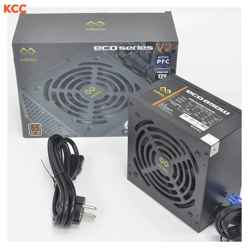 Nguồn Infinity ECO 650W V2 (80 Plus/Active PFC/Single Rail) (2nd)