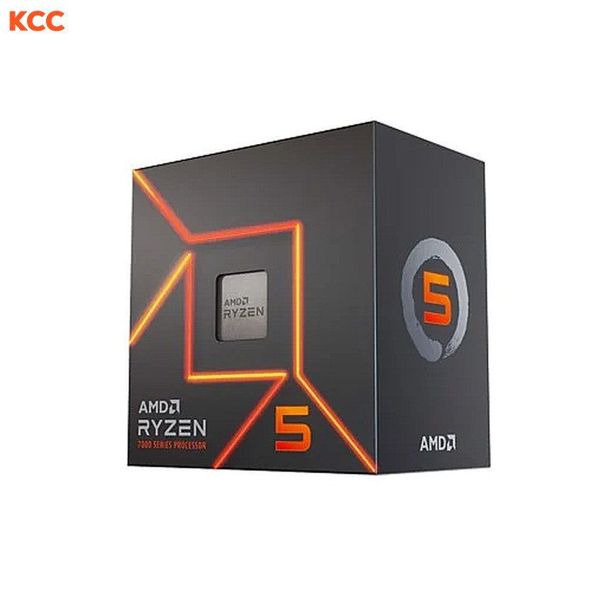 CPU AMD Ryzen 5 7600 Chính hãng (3.8 GHz Upto 5.1GHz / 38MB / 6 Cores, 12 Threads / 65W / Socket AM5) Full Box (BH Chính hãng 07/27) (2nd)  