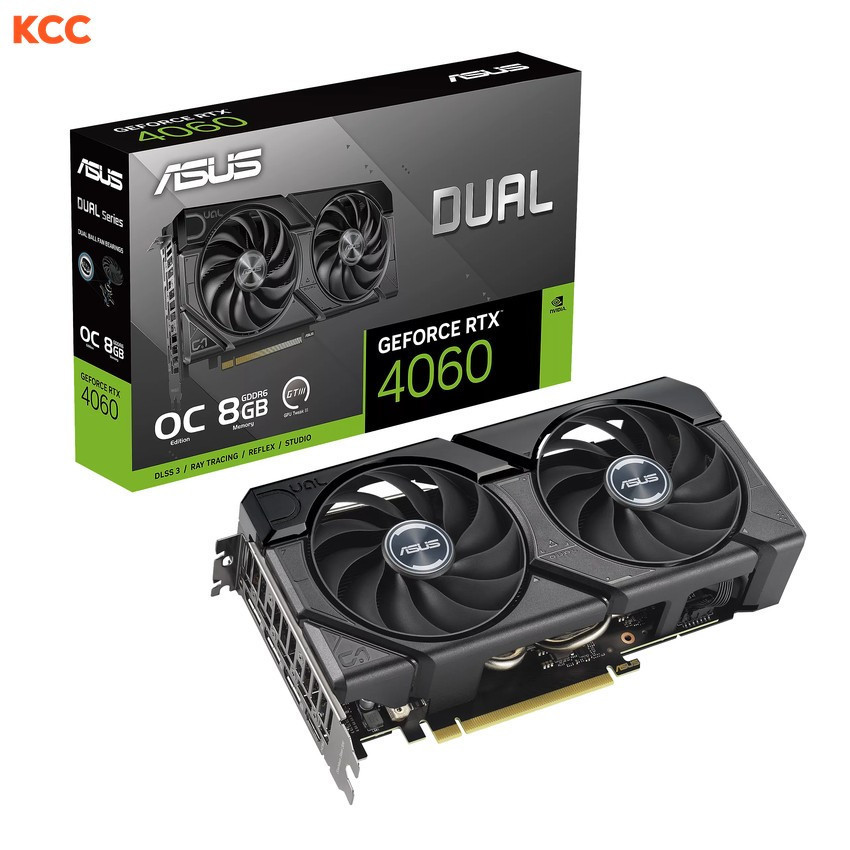VGA ASUS Dual GeForce RTX 4060 EVO OC Edition 8GB GDDR6 Full Box (BH Chính hãng 03/27) (2nd)