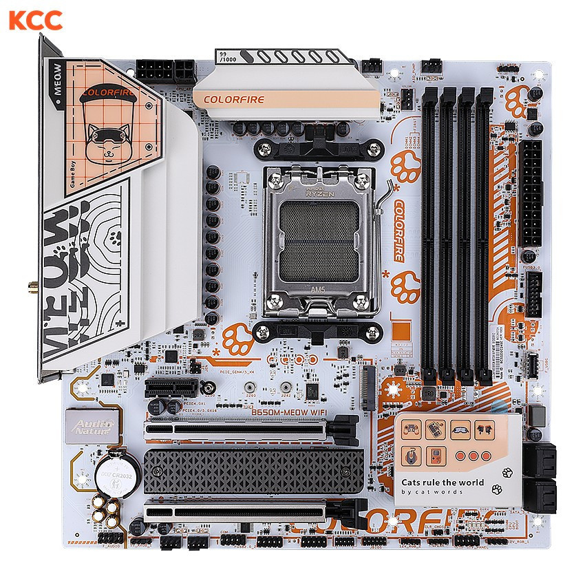 Mainboard Colorful COLORFIRE B650M-MEOW WIFI ORANGE
