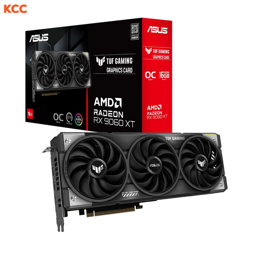 VGA ASUS TUF Gaming Radeon RX 9060 XT OC Edition 16GB GDDR6 (TUF-RX9060XT-O16G-GAMING)