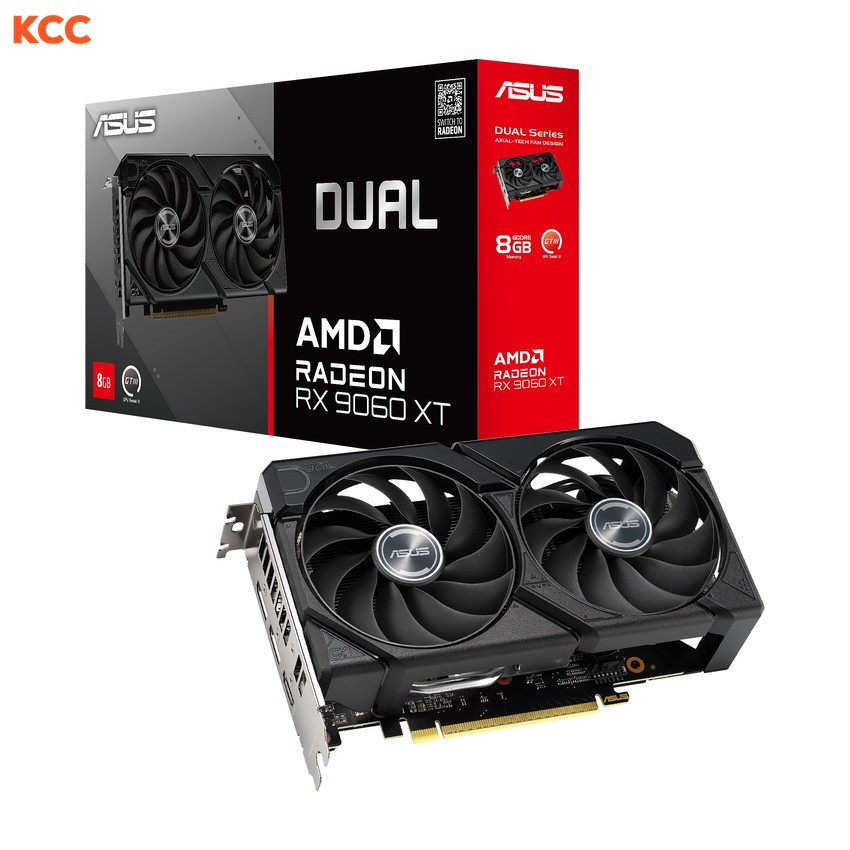 VGA ASUS Dual Radeon RX9060XT 8G GDDR6 (DUAL-RX9060XT-8G)