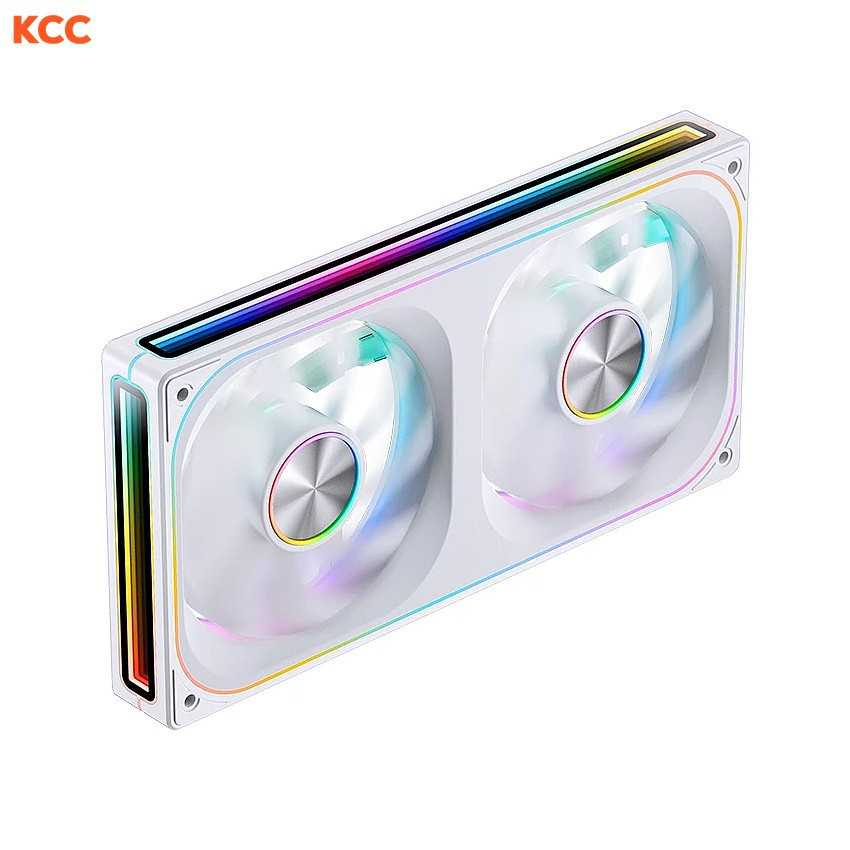 Fan case tản nhiệt Jonsbo ZA-240W (White - Xuôi)