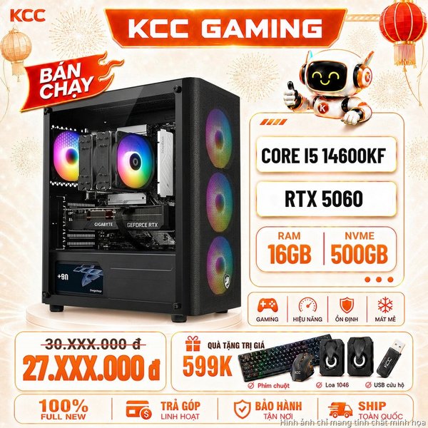 PC KCC Intel i5-14600KF / VGA RTX 5060