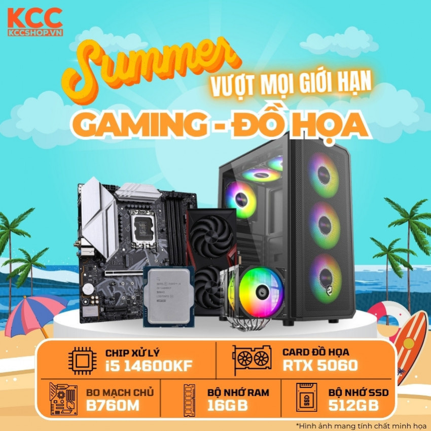 PC KCC Intel i5-14600KF / VGA RTX 5060