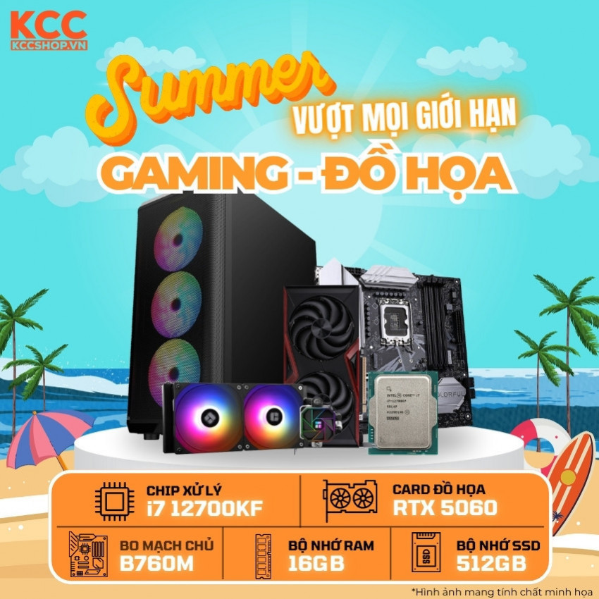 PC KCC Intel i7-12700KF / VGA RTX 5060