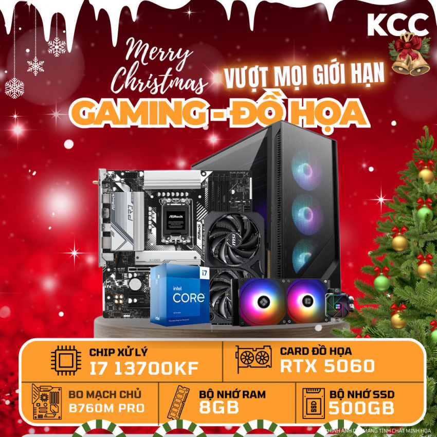 PC KCC Intel i7-13700KF / VGA RTX 5060