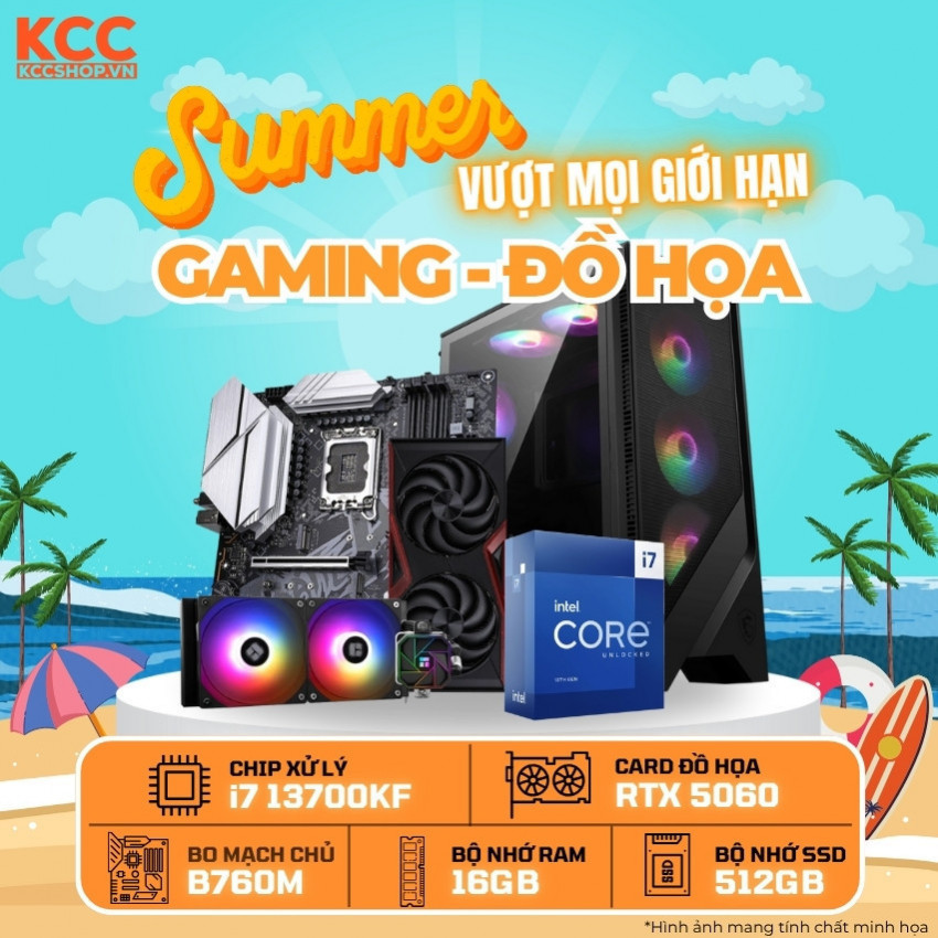 PC KCC Intel i7-13700KF / VGA RTX 5060