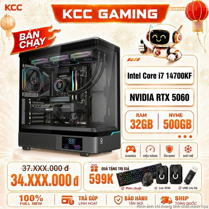 PC KCC Intel i7-14700KF / VGA RTX 5060