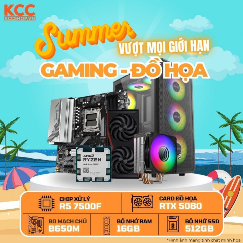 PC KCC AMD R5-7500F / VGA RTX 5060