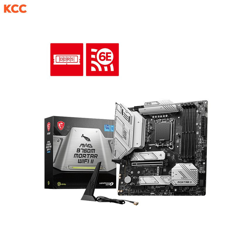 Mainboard MSI MAG B760M MORTAR WIFI II (DDR5) (BH Chính hãng 05/28) Full box (2nd)