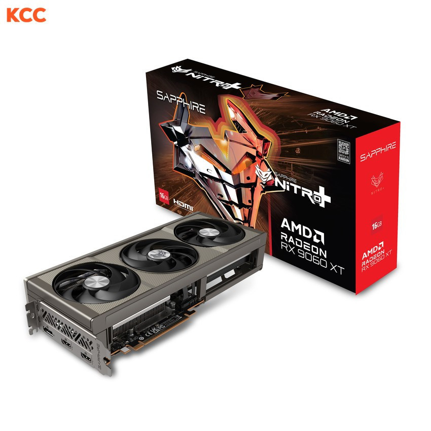 VGA SAPPHIRE NITRO+ AMD Radeon RX 9060 XT GAMING OC 16GB GDDR6