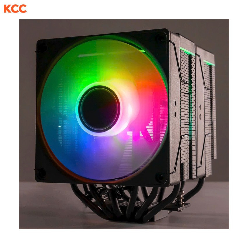 Tản nhiệt khí Leopard KF620 DGT Led ARGB
