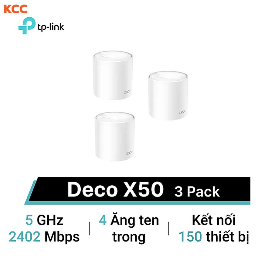 Wifi Mesh TP-Link Deco X50 WiFi 6 AX3000 (3 Pack)