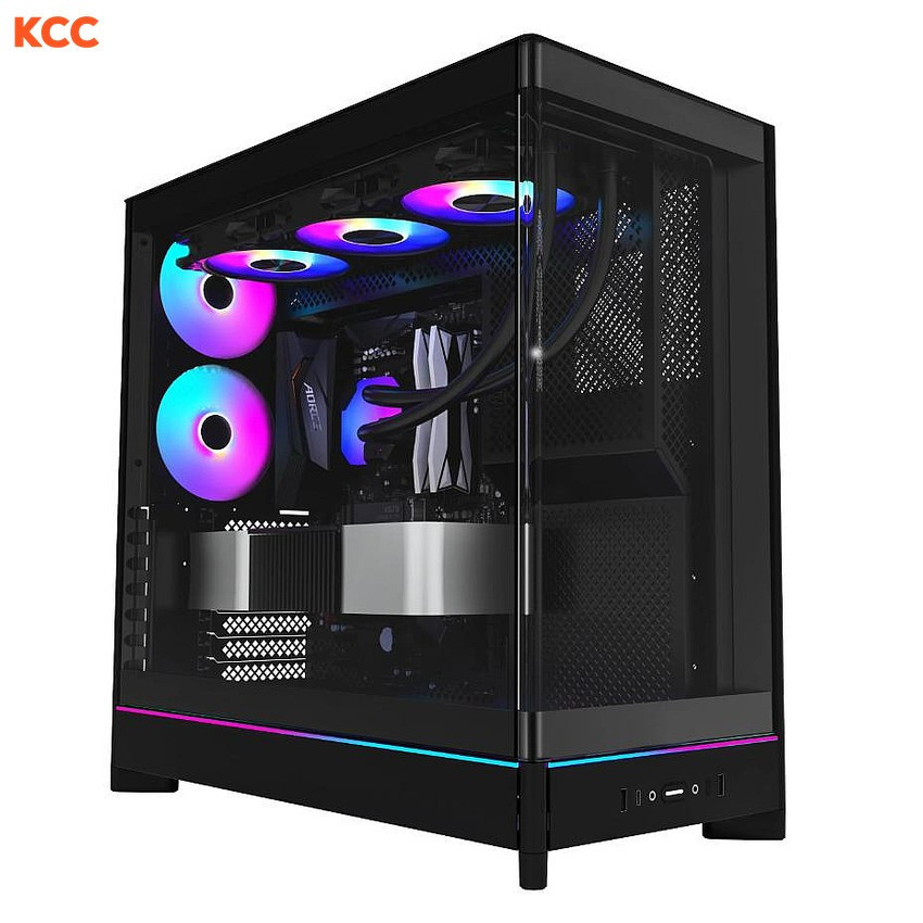 Vỏ case Montech HS02 PRO Black (CAHS02PRBLMT)