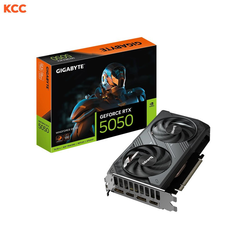 VGA Gigabyte GeForce RTX 5050 WINDFORCE OC 8G (GV-N5050WF2OC-8GD)